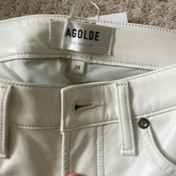 lyle recycled leather agolde pants - Picture 4 of 8